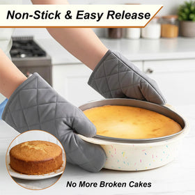 Spmarkt easy-grip handles help lift hot pans securely from the bath.