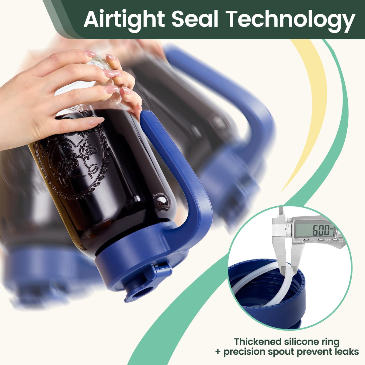 Spreccio pitcher dishwasher-safe for quick cleanup after gatherings.