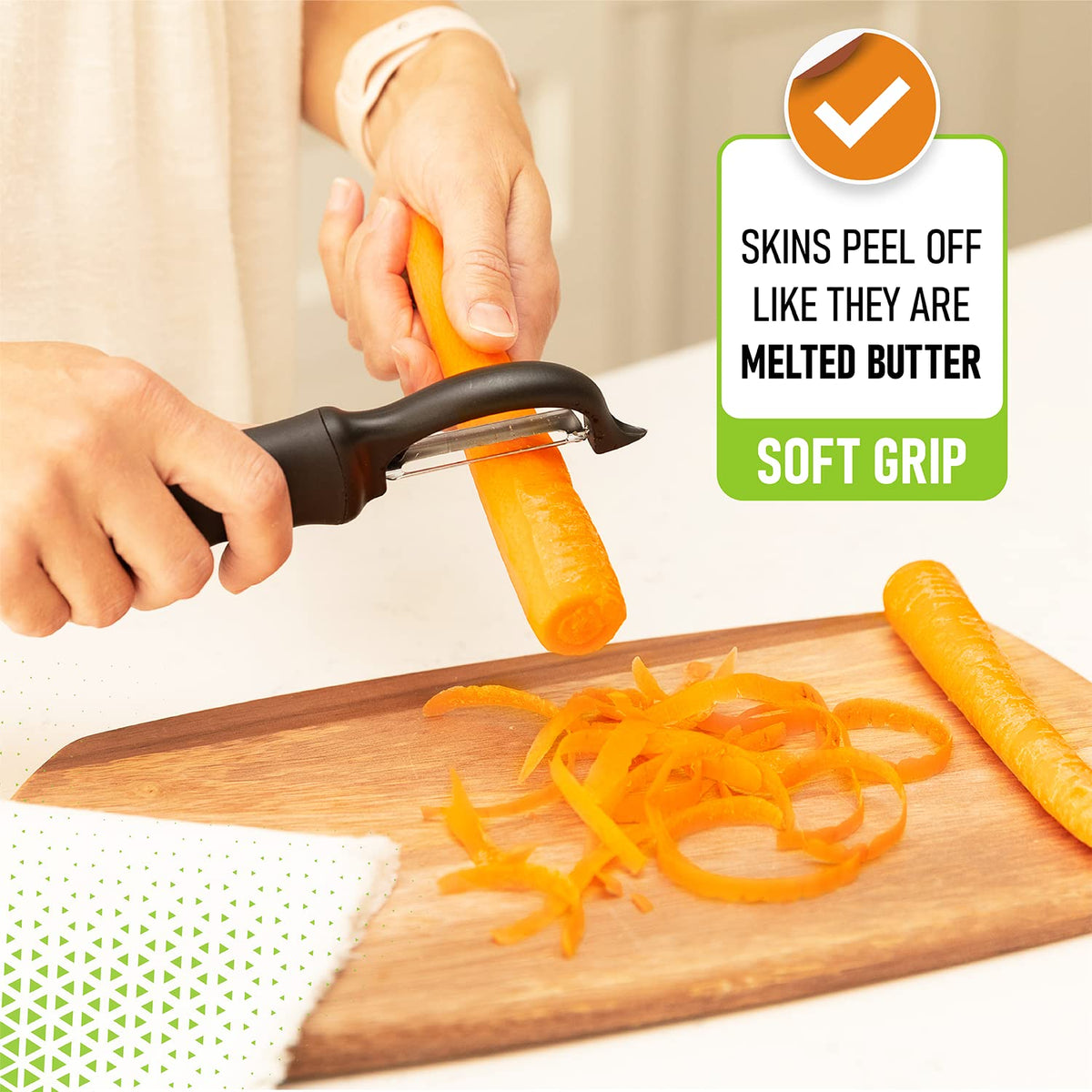 Spring Chef Soft Grip supports both right and left-handed users