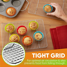 Spring Chef versatile rack for broil, bake, roast and decorate.