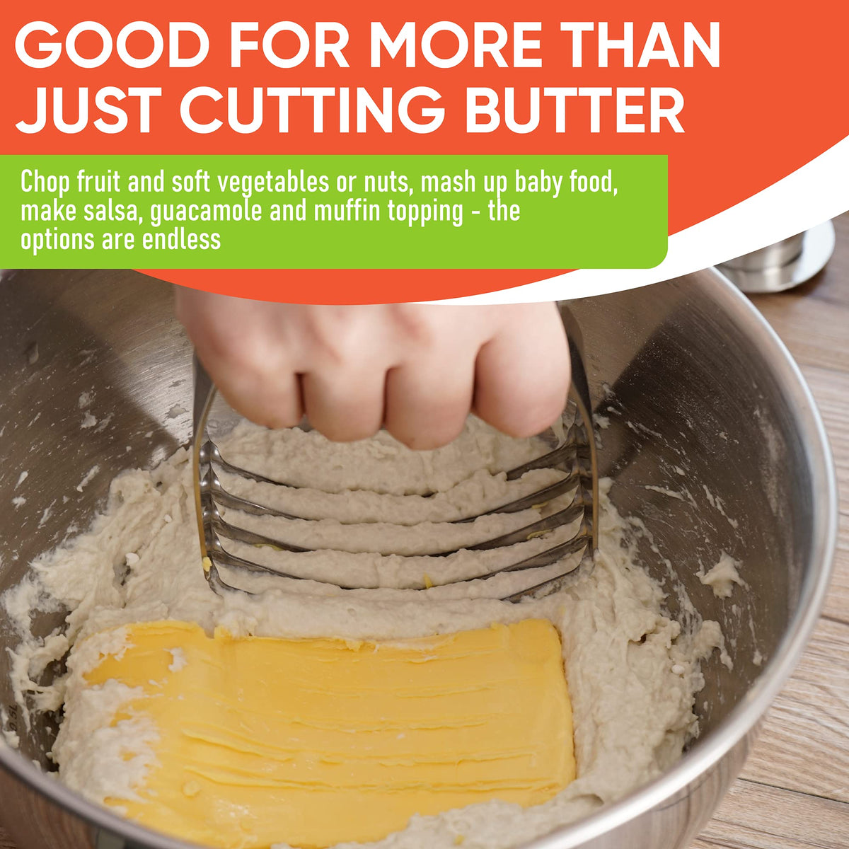 Spring Chef compact dough blender fits small kitchens for quick prep.