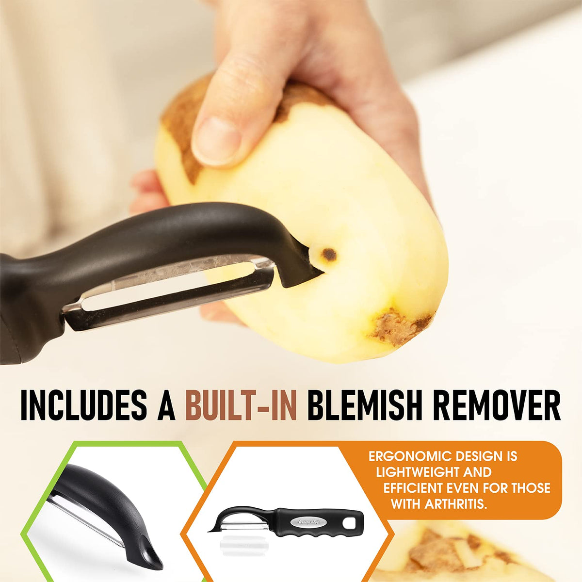 Spring Chef Ergonomic Lightweight design for effortless use