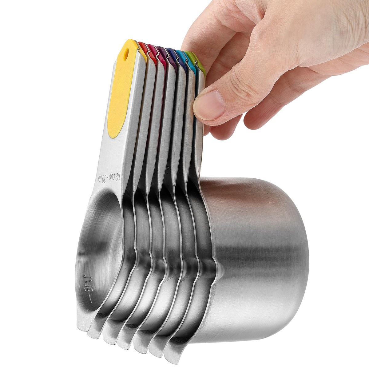 Spring Chef multicolor finish adds a bright touch to busy cooking.