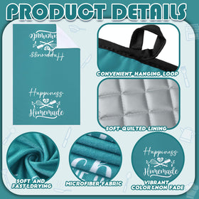 Sratte teal potholders ensure safe handling of hot pots with farmhouse charm.