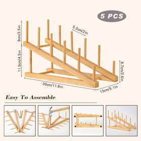 SRYESA plate holder bottom view highlights sturdy construction and stability.