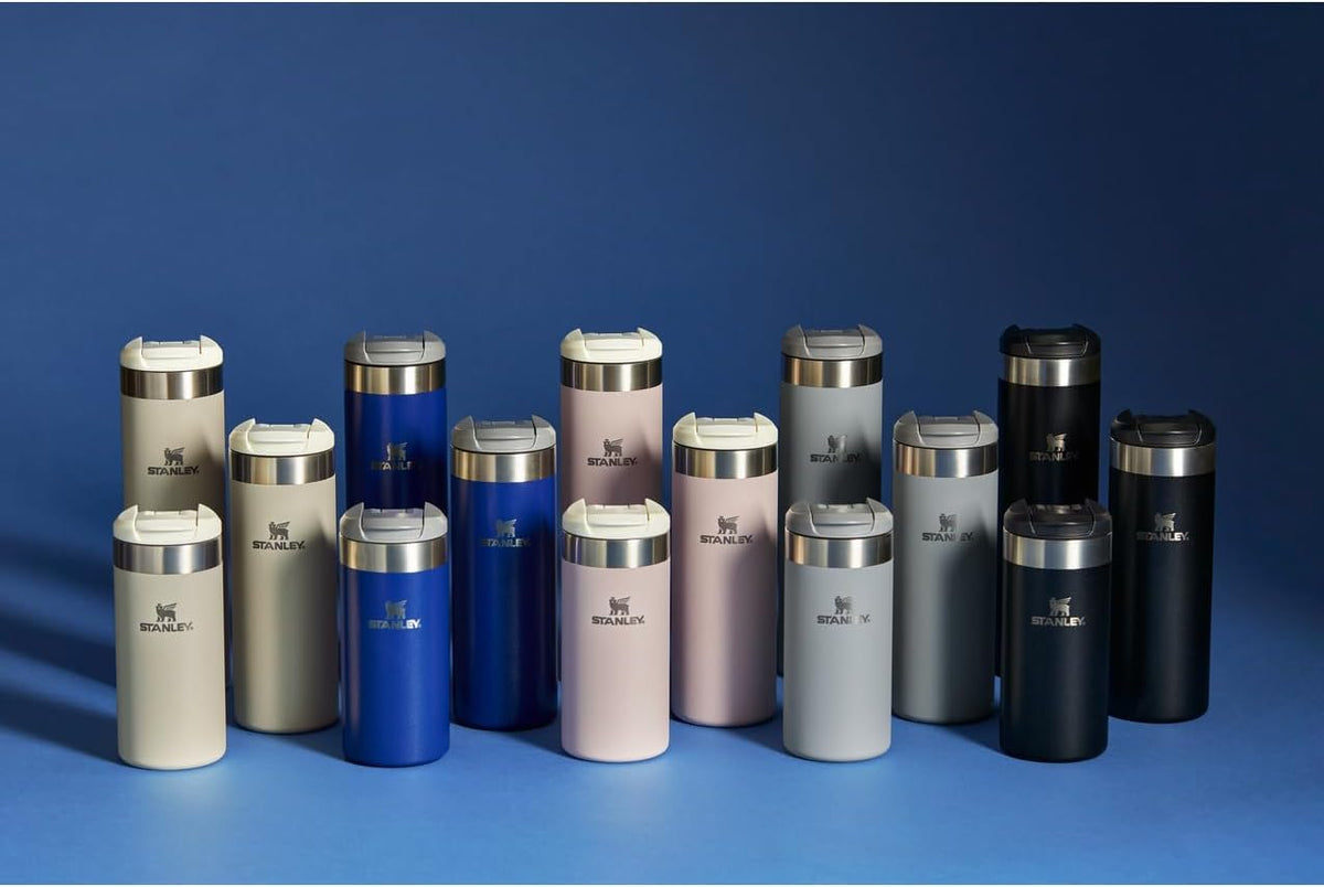 Stanley AeroLight BPA-free bottle durable for daily use and car cup holders.
