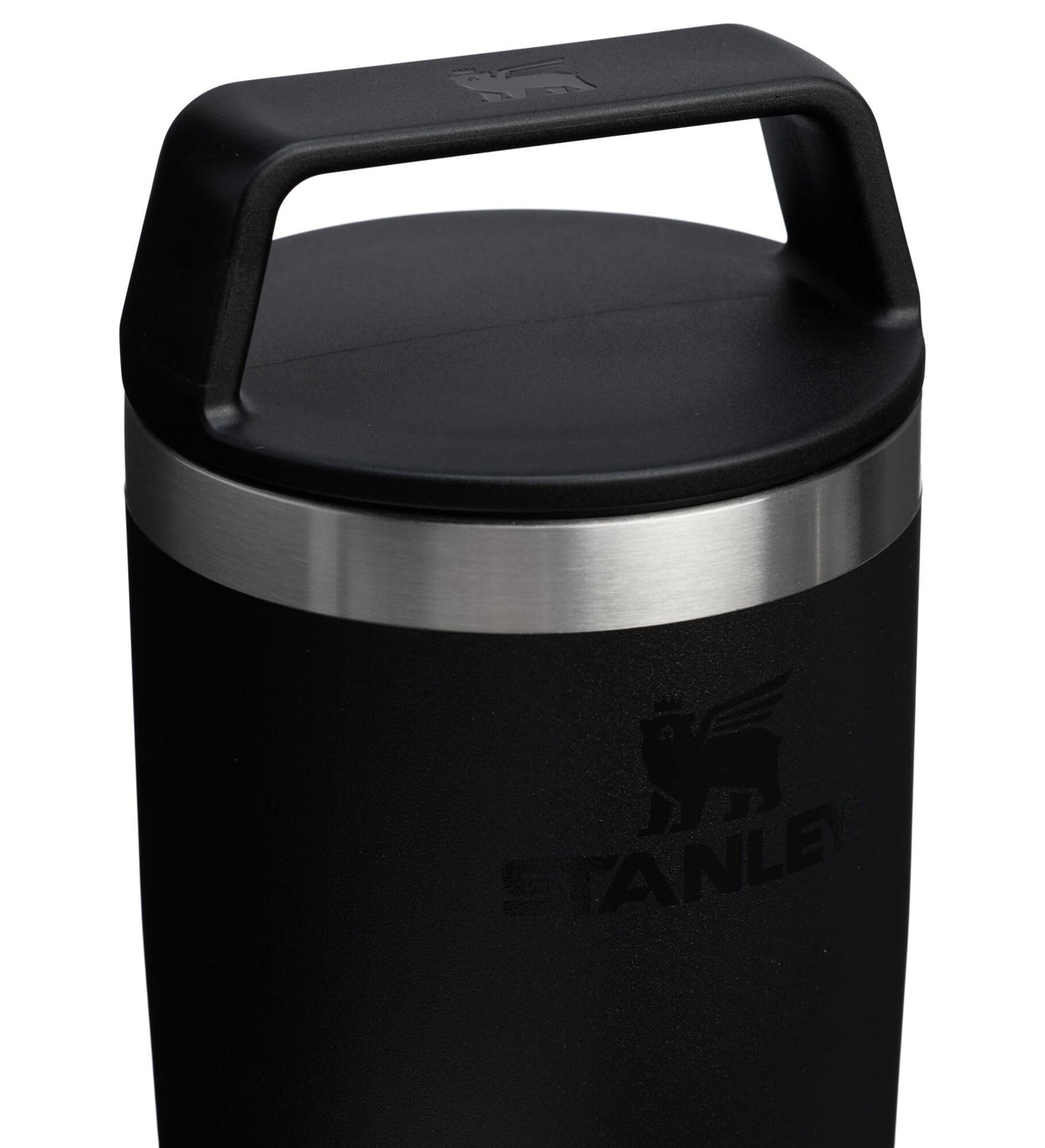STANLEY Café-To-Go 16oz with hot coffee preserved by insulation for hours.