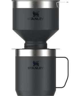 Stanley Perfect Brew Pour-Over Set with lid for precise brewing on the go.