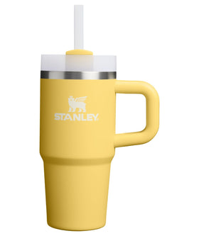 STANLEY Quencher H2.0 14oz with daffodil color front view showing durable insulation for cold drinks