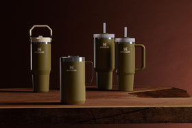 STANLEY Quencher H2.0 90% recycled stainless steel durable design