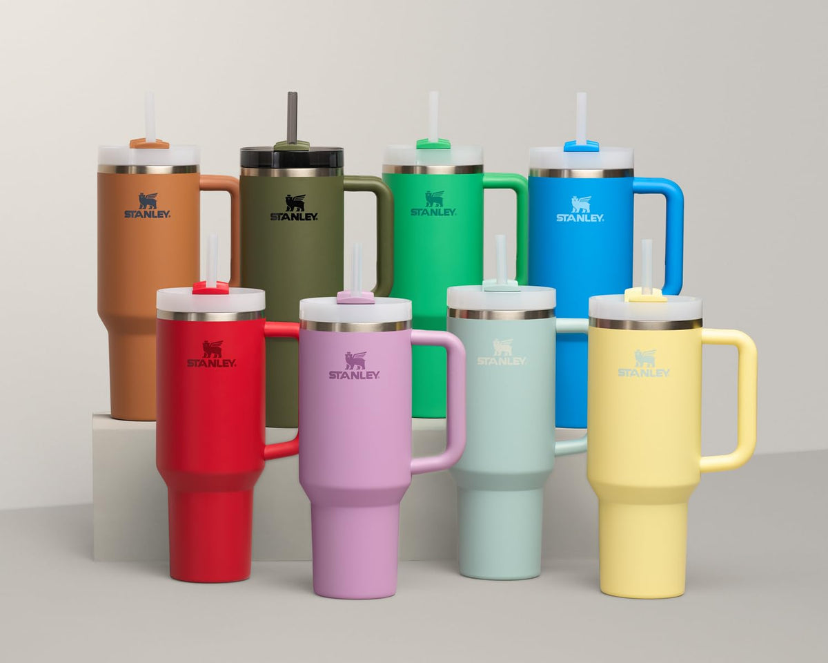 Meadow color finish adds stylish metal look to daily hydration with STANLEY Quencher H2.0.