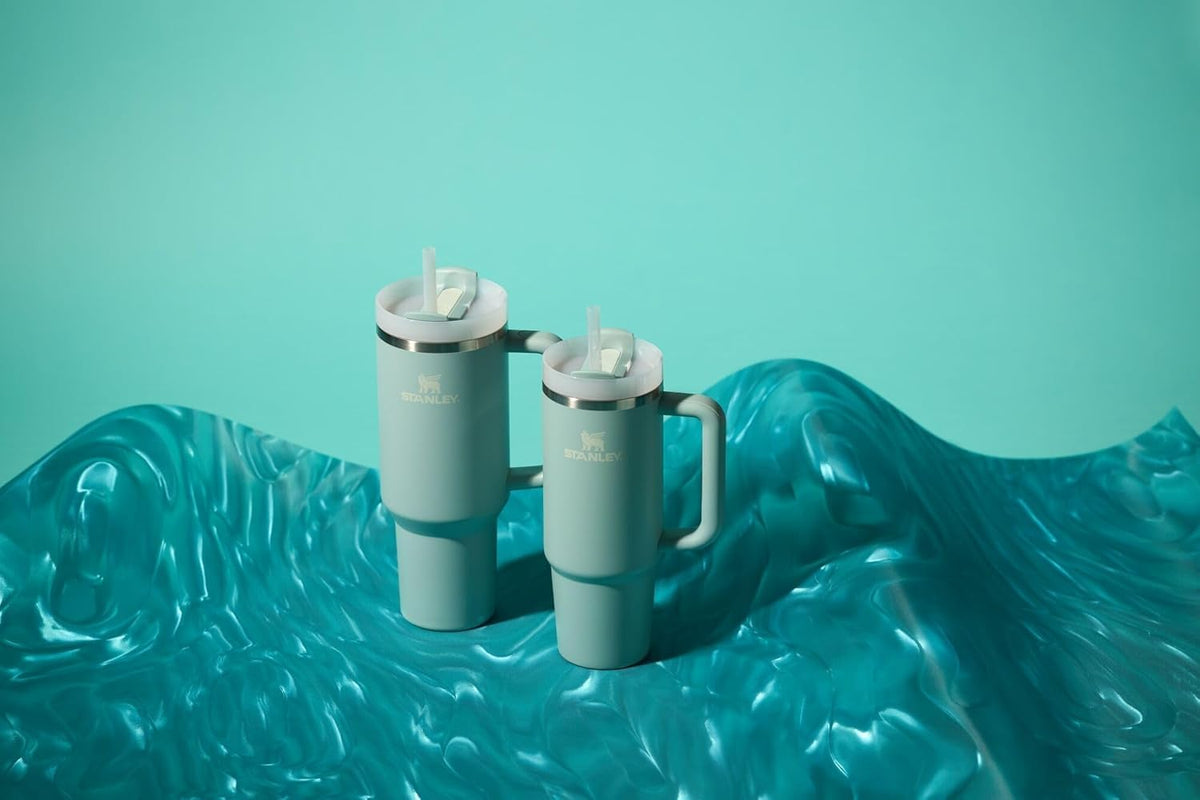 STANLEY Quencher H2.0 Seafoam color adds vibrant style for daily use.