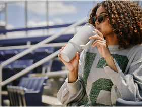 Stanley Quencher ProTour's soft handle design for easy carrying.