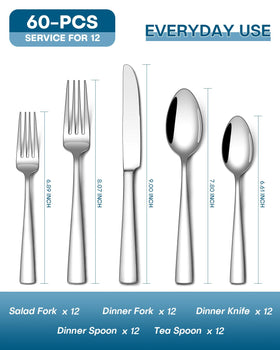 Stapava dinner knives gleam, showing durability and precision for daily meals.