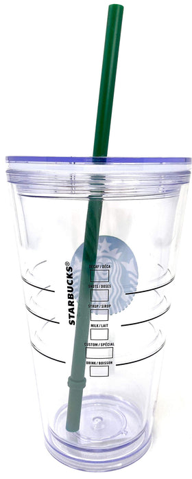 Starbucks 16oz plastic cold cup lid with flush seal for secure closure.