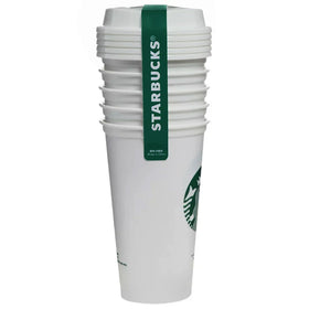 Starbucks 16oz reusable cup with lid, ideal for on-the-go coffee