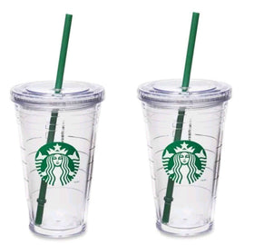 Starbucks Grande insulated travel tumbler 16oz with double-wall keeps beverages hot or cold.
