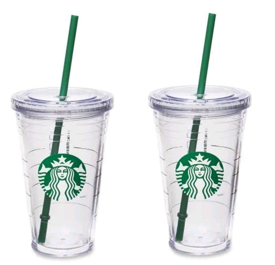 Starbucks Grande insulated travel tumbler 16oz with double-wall keeps beverages hot or cold.