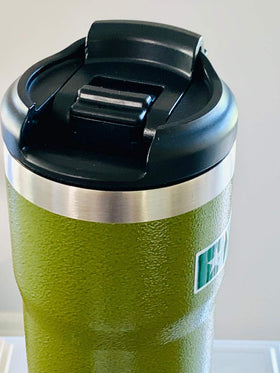 Starbucks Stanley double wall vacuum tumbler keeps drinks hot or cold on the go