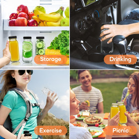 STARSIDE top-rack dishwasher safe bottle for quick cleaning after smoothies