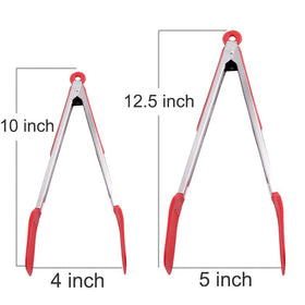 Staruby cooking tongs 12-inch designed for handling large meats.