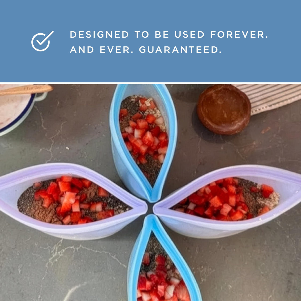 On-the-go lunch or snacks with airtight freshness