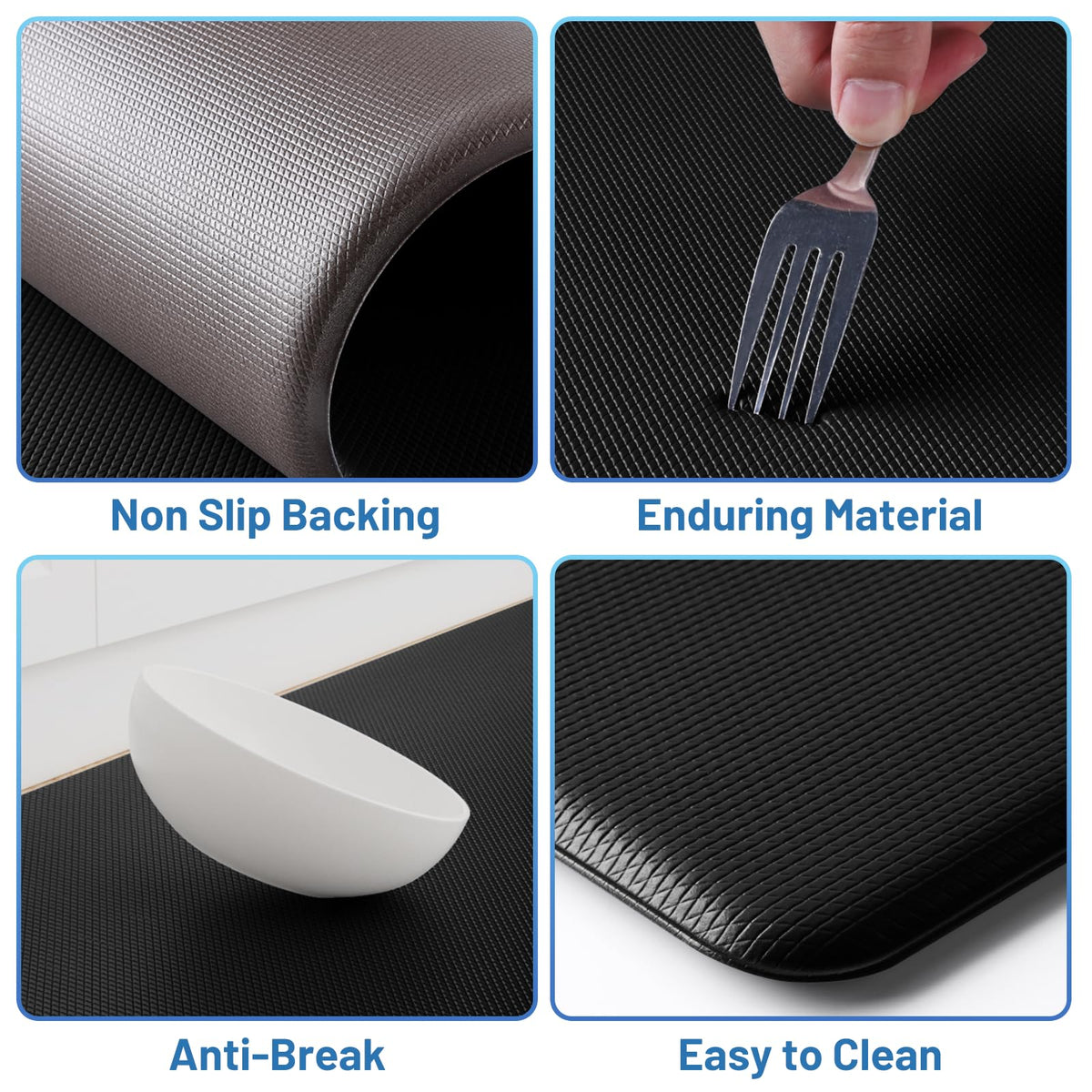 StepLively PVC material close-up highlighting phthalate-free and durable construction.