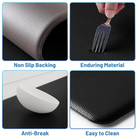 StepLively PVC material close-up highlighting phthalate-free and durable construction.