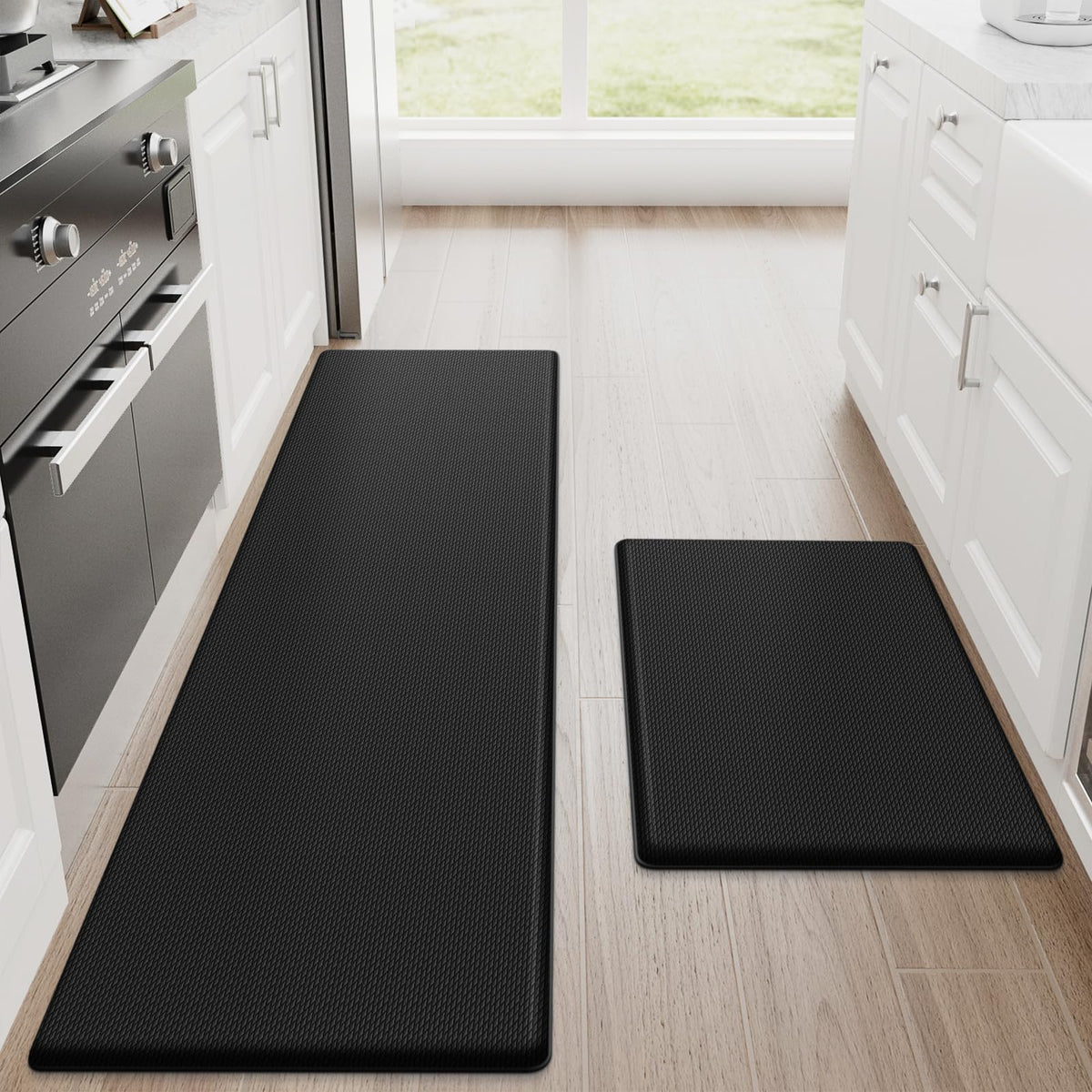 StepRite Kitchen Mats with cushioned anti-fatigue support for extended cooking sessions