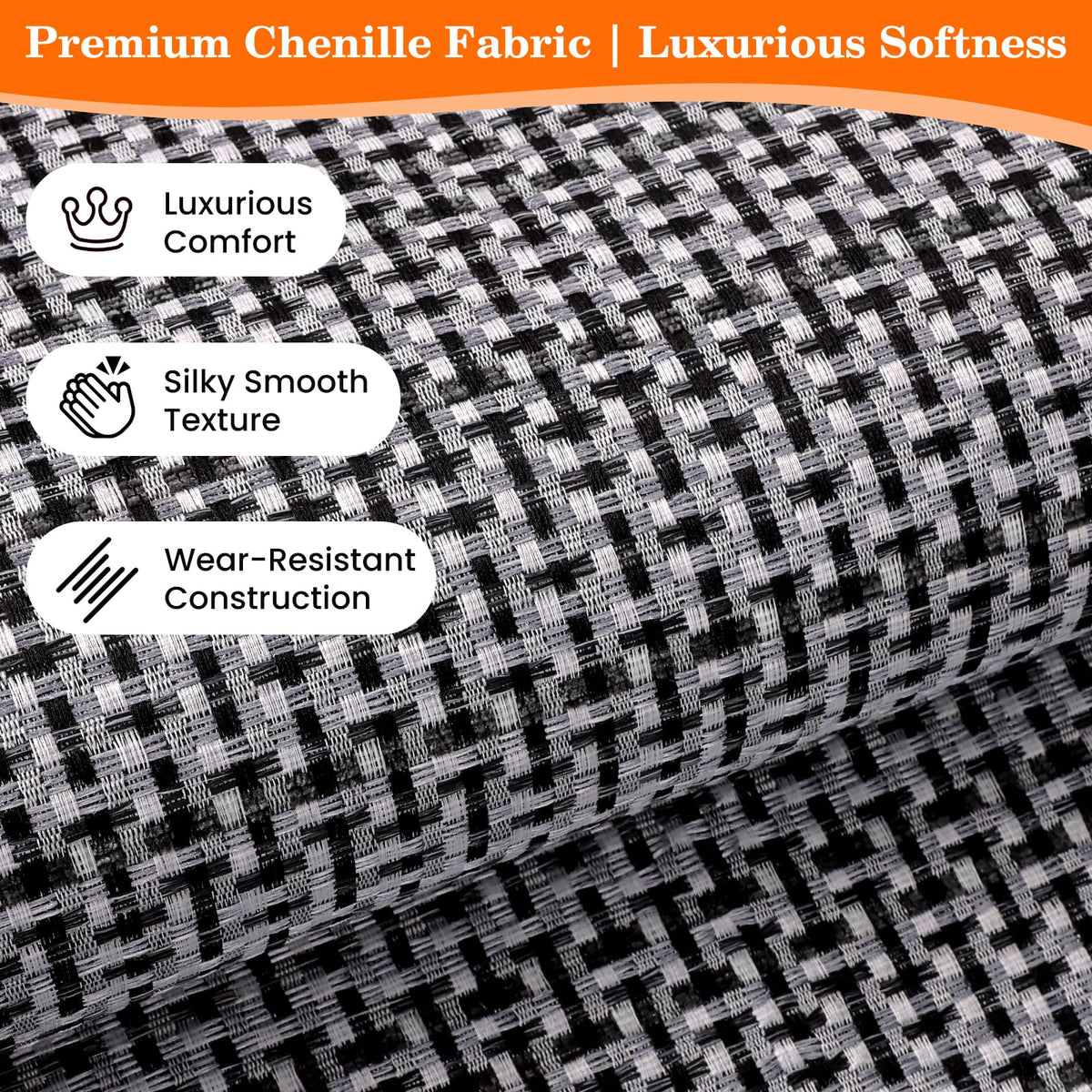 StepRite kitchen rug absorbent chenille handles spills with ease