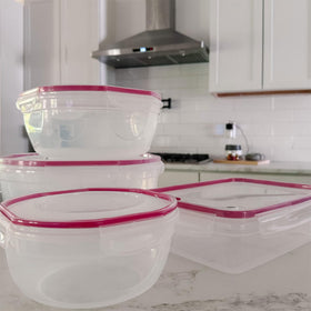 Sterilite Ultra-Seal 8.1 Qt bowl dishwasher-safe for easy cleanup
