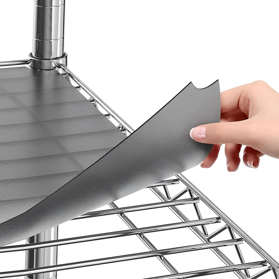 Sterling Shelf Liners graphite set of five for 13x23 wire shelves