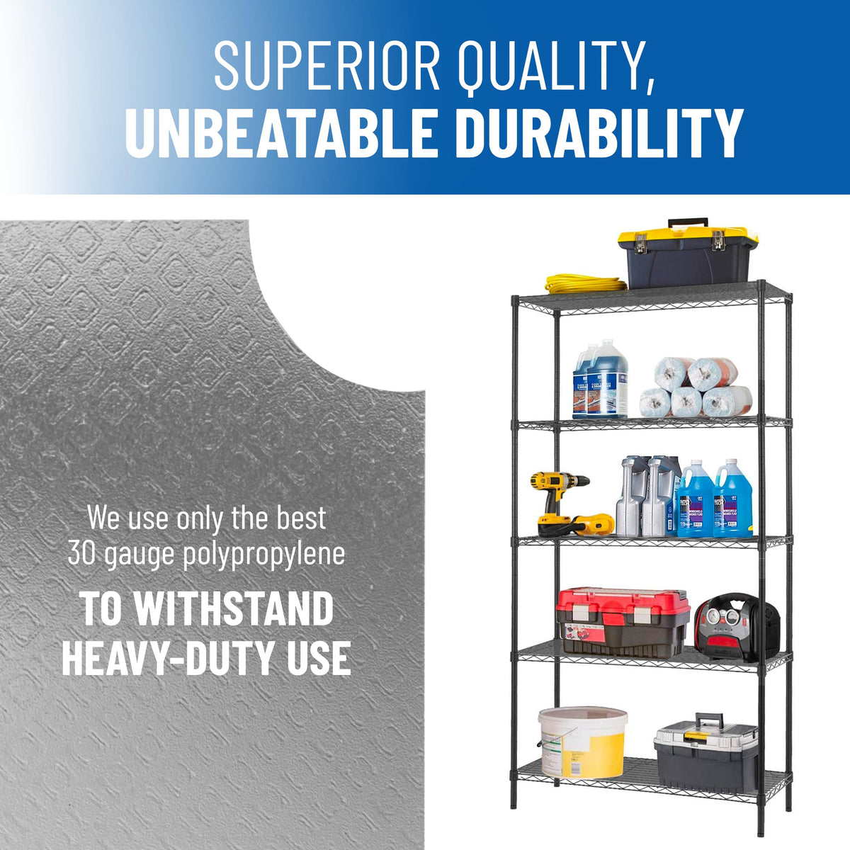 Sterling Shelf Liners ideal for pantry and closet organization