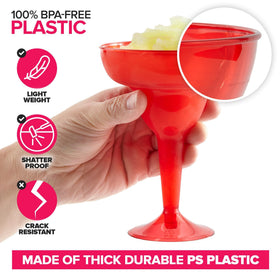 Stock Your Home BPA-free margarita cups durable and lightweight