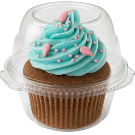 Stock Your Home 25-pack cupcake containers showcased for clear display of cupcakes