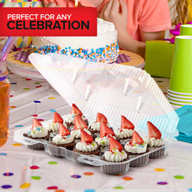 Stock Your Home disposable cupcake pack ideal for bake sales and catering events.