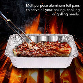 Stock Your Home eco-friendly aluminum pan offers recyclable, convenient cleanup after use