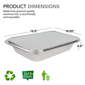 Stock Your Home heavy-gauge aluminum pans demonstrate durability for oven use.