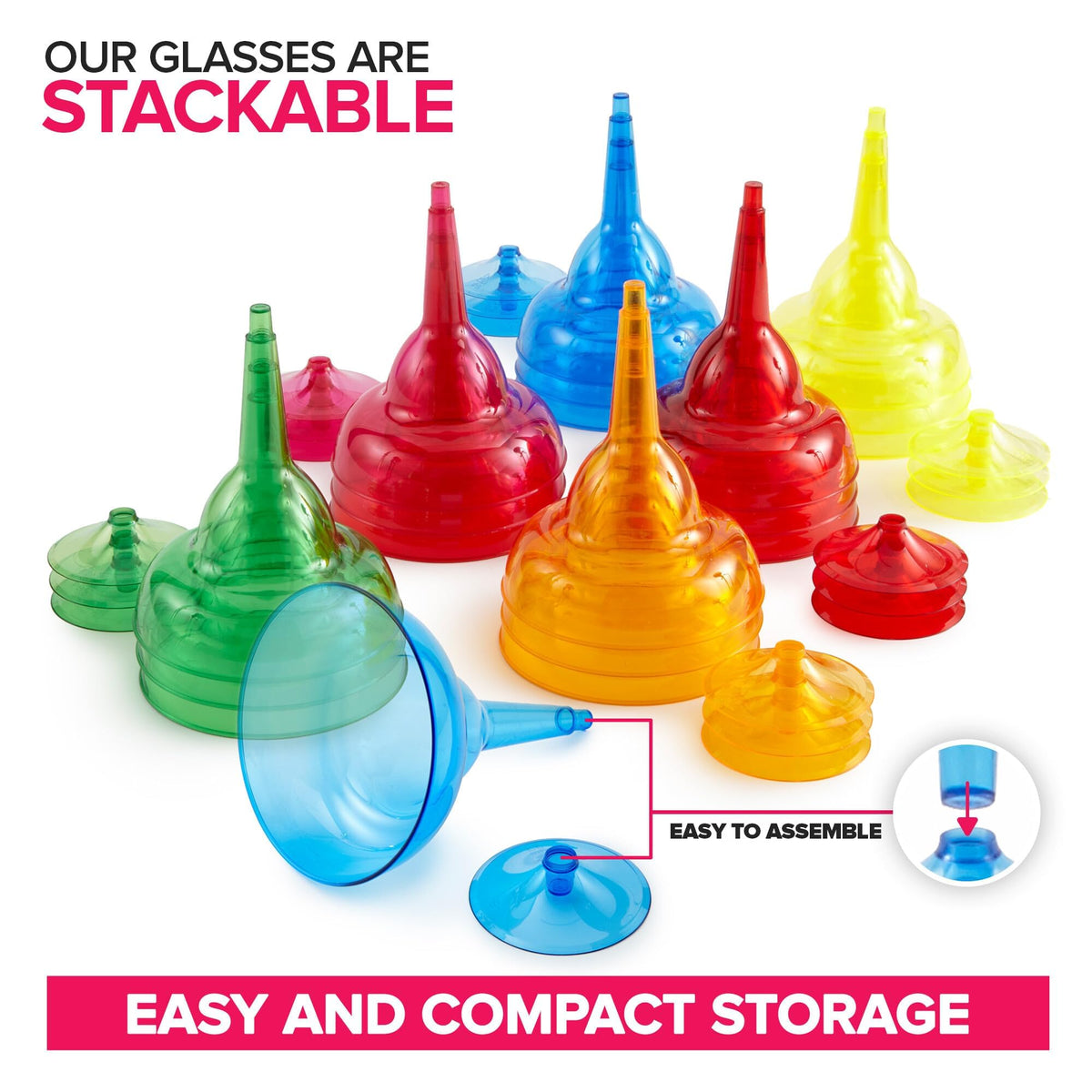 Stock Your Home orange margarita glass, vibrant cups for summer pool parties