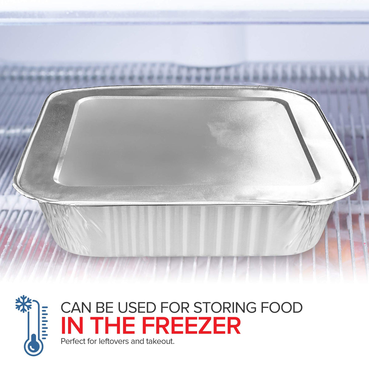 Stock Your Home recyclable aluminum pans ideal for picnics barbecues and parties.