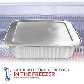 Stock Your Home recyclable aluminum pans ideal for picnics barbecues and parties.