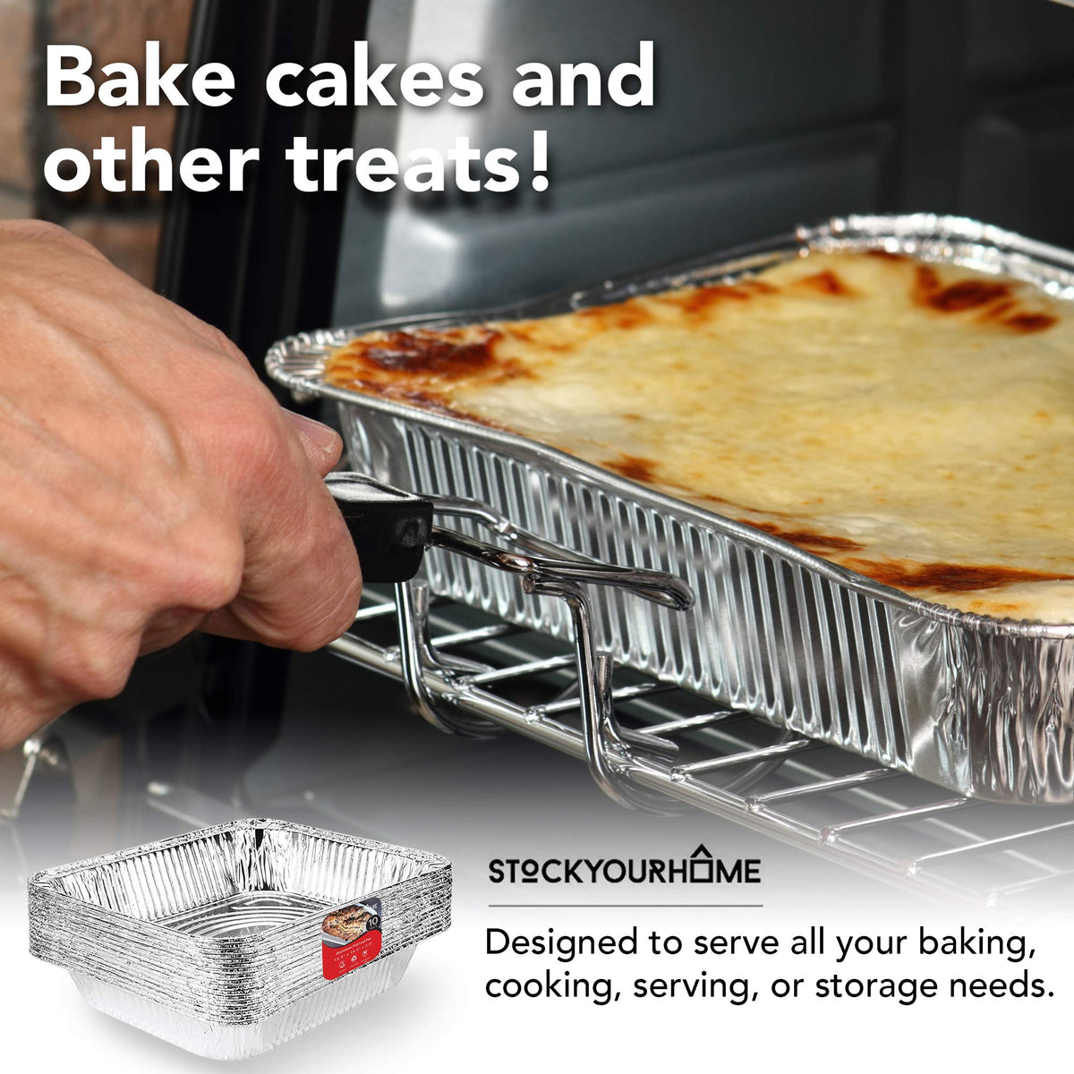 Stock Your Home recyclable disposable trays simplify cleanup after events