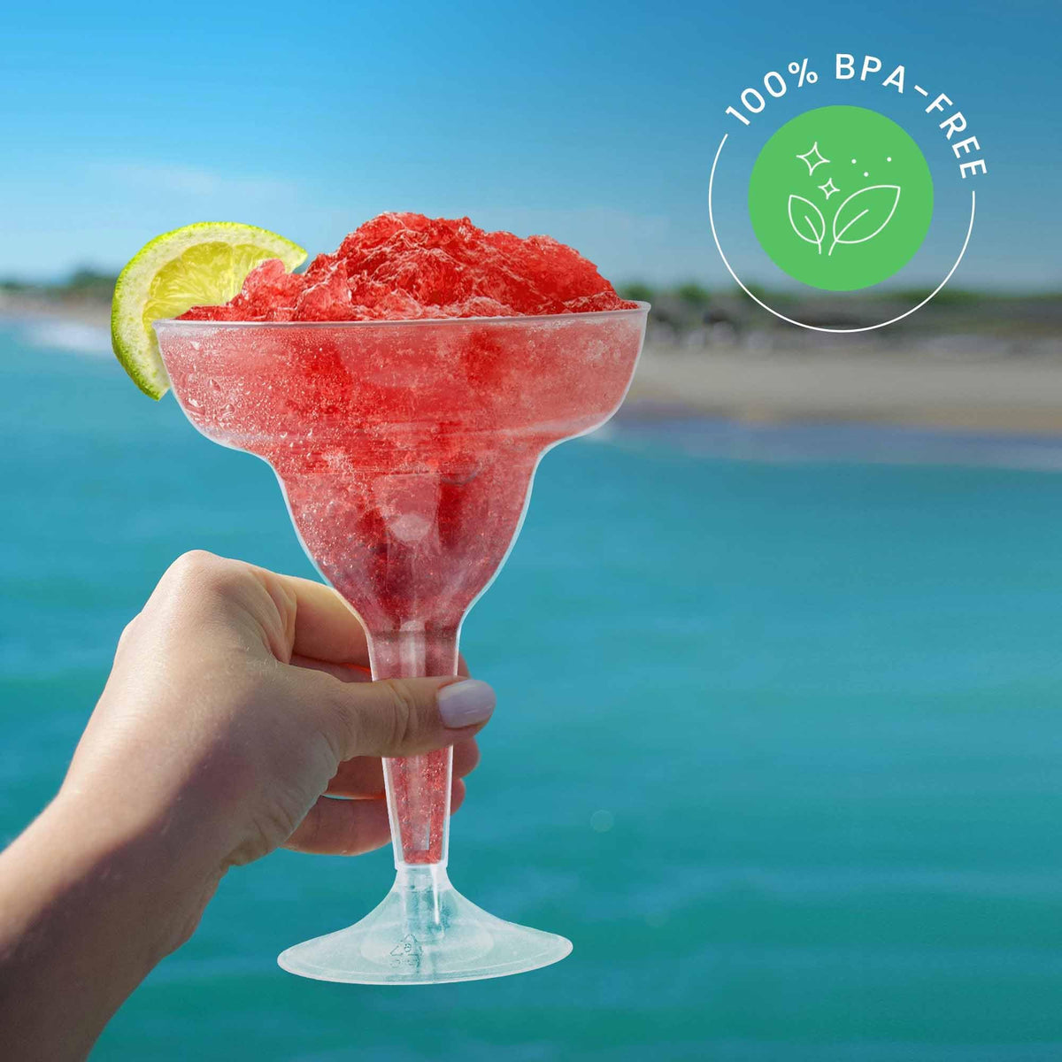 Stock Your Home stackable margarita cups save storage space after events