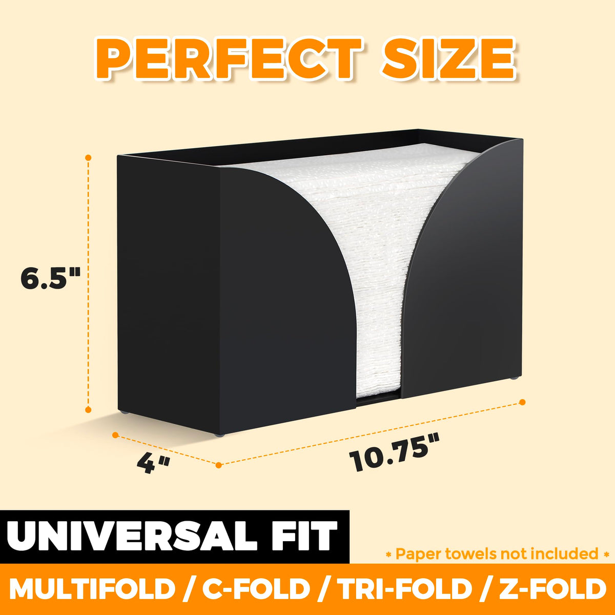 Storage Standard non-slip bumpers prevent sliding and protect surfaces during peak hours.