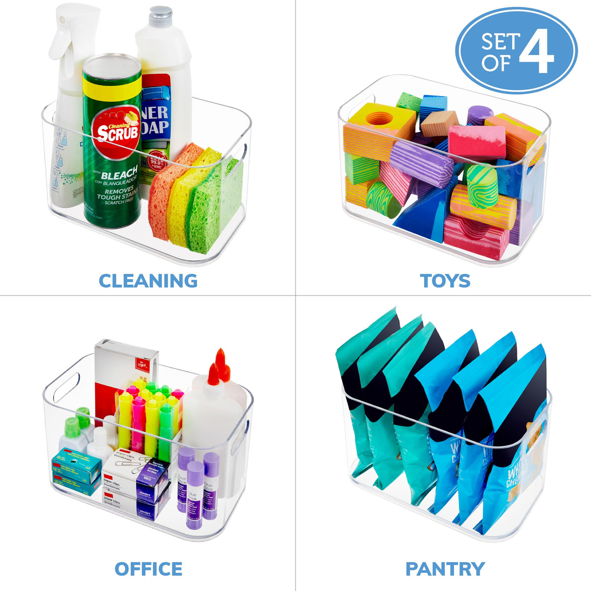 STORi Bliss cabinet organization bin maximizes small spaces