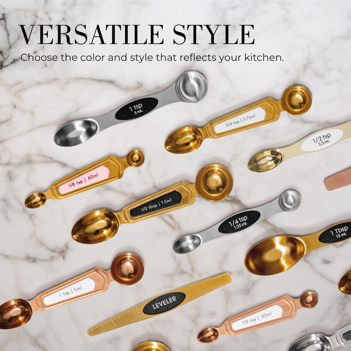 Elegant white and gold kitchen decor for a chic look.