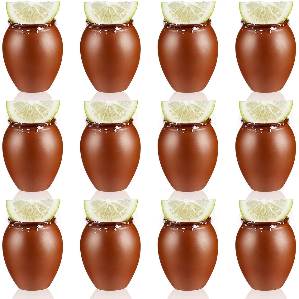 Suclain mini cantaritos tequila shot 2oz for tasting sessions and festive table displays.