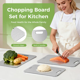 Sufkodu titanium cutting board dishwasher safe for easy cleaning