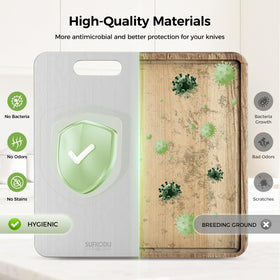 Sufkodu titanium cutting board versatile as mat deli board or bread board