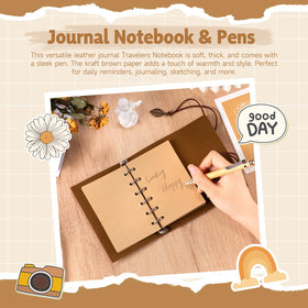 Suhctuptx leather journal travelers notebook for ideas.